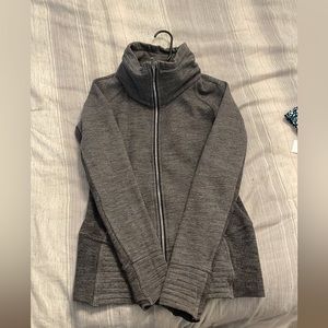 Grey lulu zip up